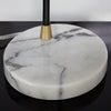 Industrial Adjustable Desk Lamp with Marble Base – Black (21”)